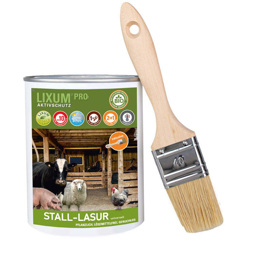 Stallo di animali biologici e naturali - Stall Lasur Universal - Protezione in legno e cura del legno